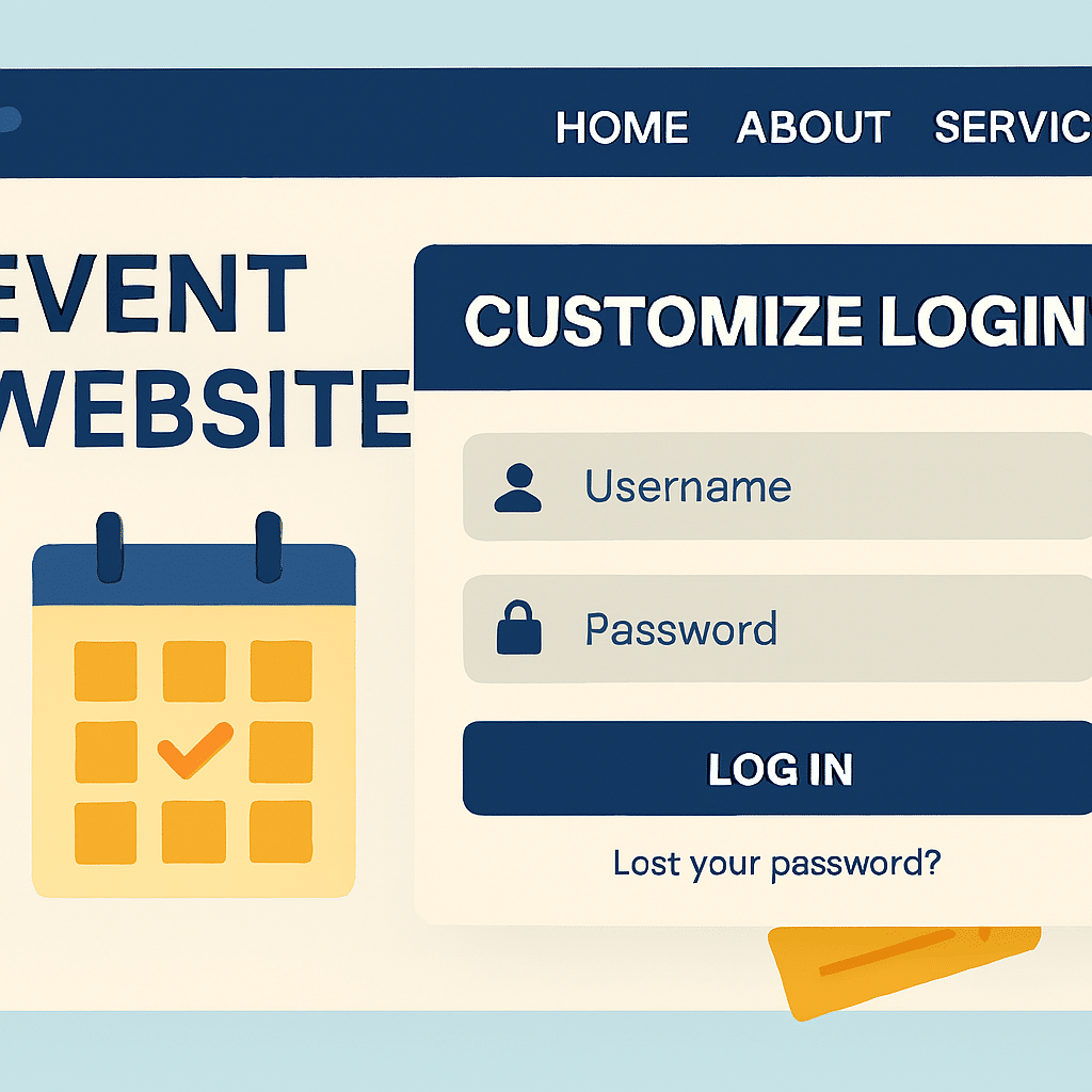 login page
